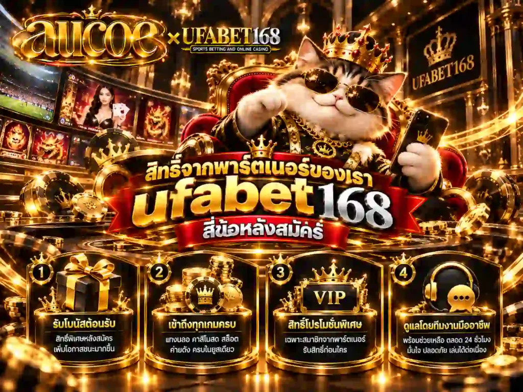 สิทธิ์จากพาร์ตเนอร์ของเรา ufabet168 สี่ข้อหลังสมัคร